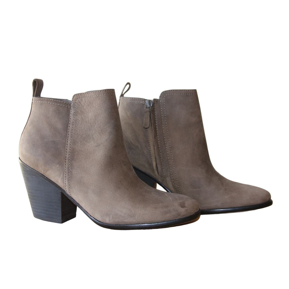 Cole Haan Grand.OS D42185 Chesney Shoes Zip Heel Ankle Boots Bootie Women's 8.5